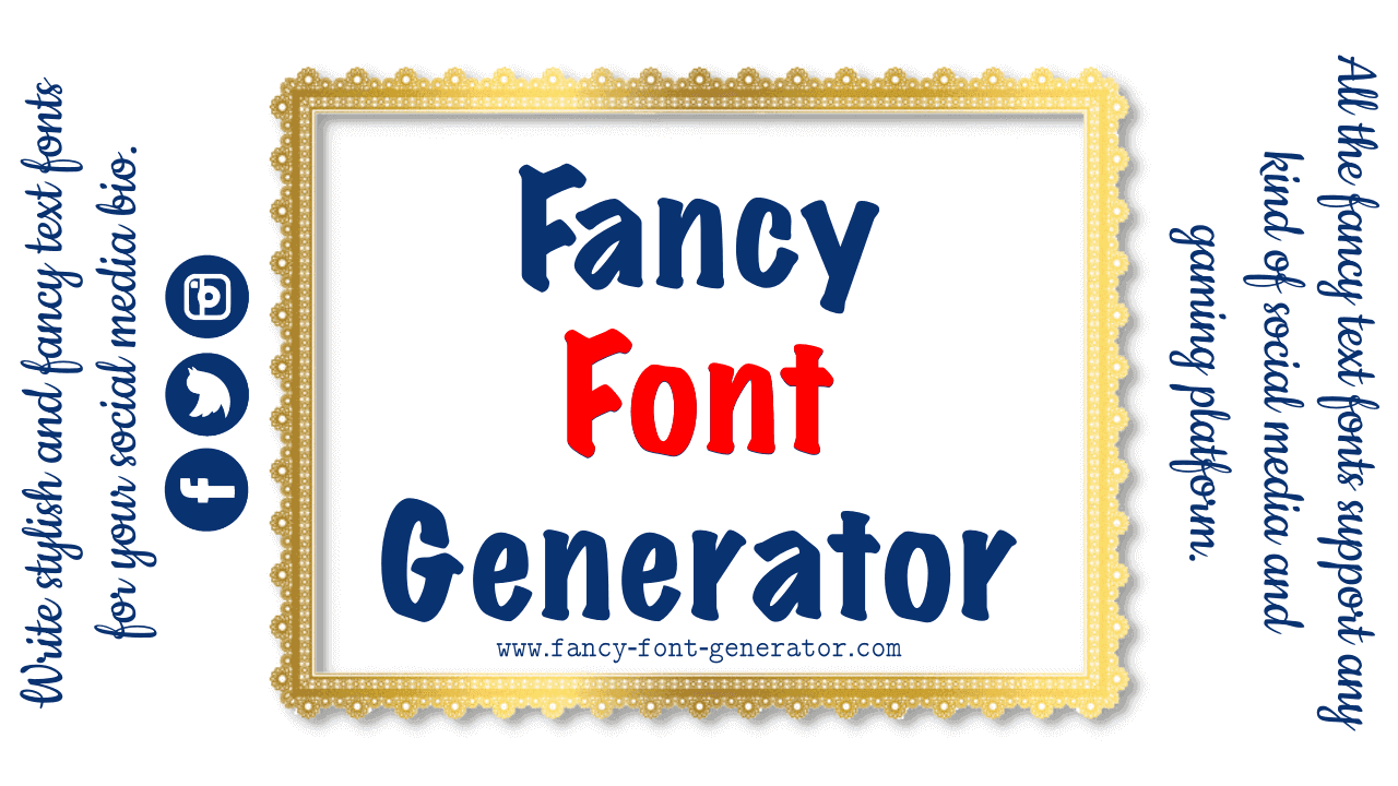 fancy font generator free